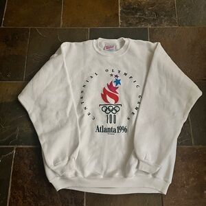 White Atlanta 1996 Olympic Men's Sweater